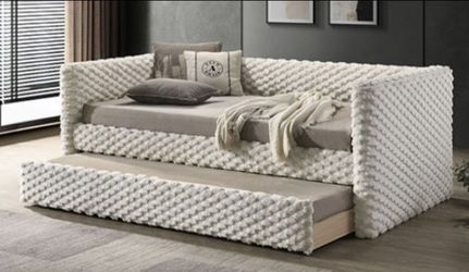 Brand New White Twin Size Daybed w Trundle Bed