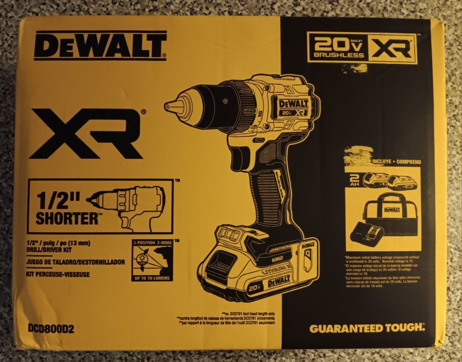 DeWalt 20V Max XR Brushless Drill Set