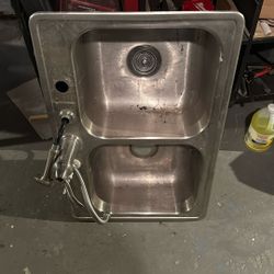 Old Sink 22” Deep X 33” Wide X 7” Deep. Only $20