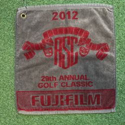 Rare ASC FujiFilm Golf Classic 29th Annual 2012 Cinematography Bag Towel W/new Clip