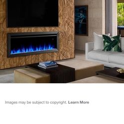 Allusion Slim 50” Electric Fireplace