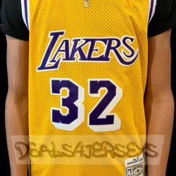 Magic Johnson Lakers NBA Jerseys