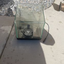 1 Gallon Led Fish Tank W/nano Top Light 