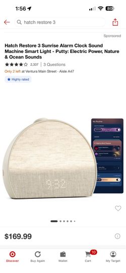 Hatch Restore 3 Sunrise Alarm Clock
