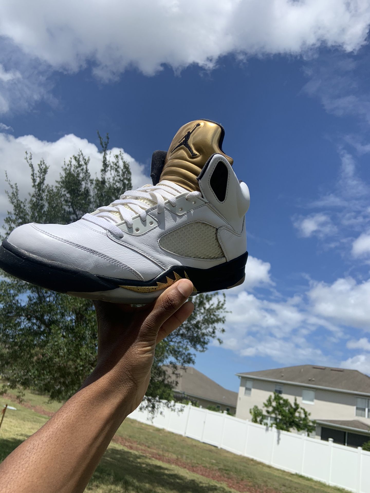 jordan 5 gold olympic