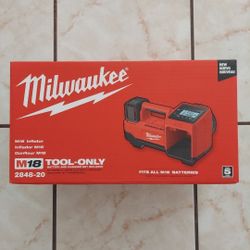 New Milwaukee Cordless Electric Portable Inflator M18 - Tool Only.  