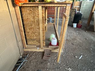 Chicken Coop w/ feeders and food