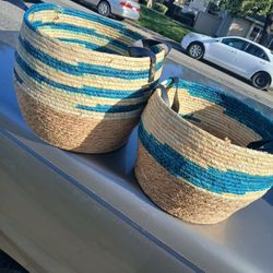 Beautiful Baskets! $20 For Both New