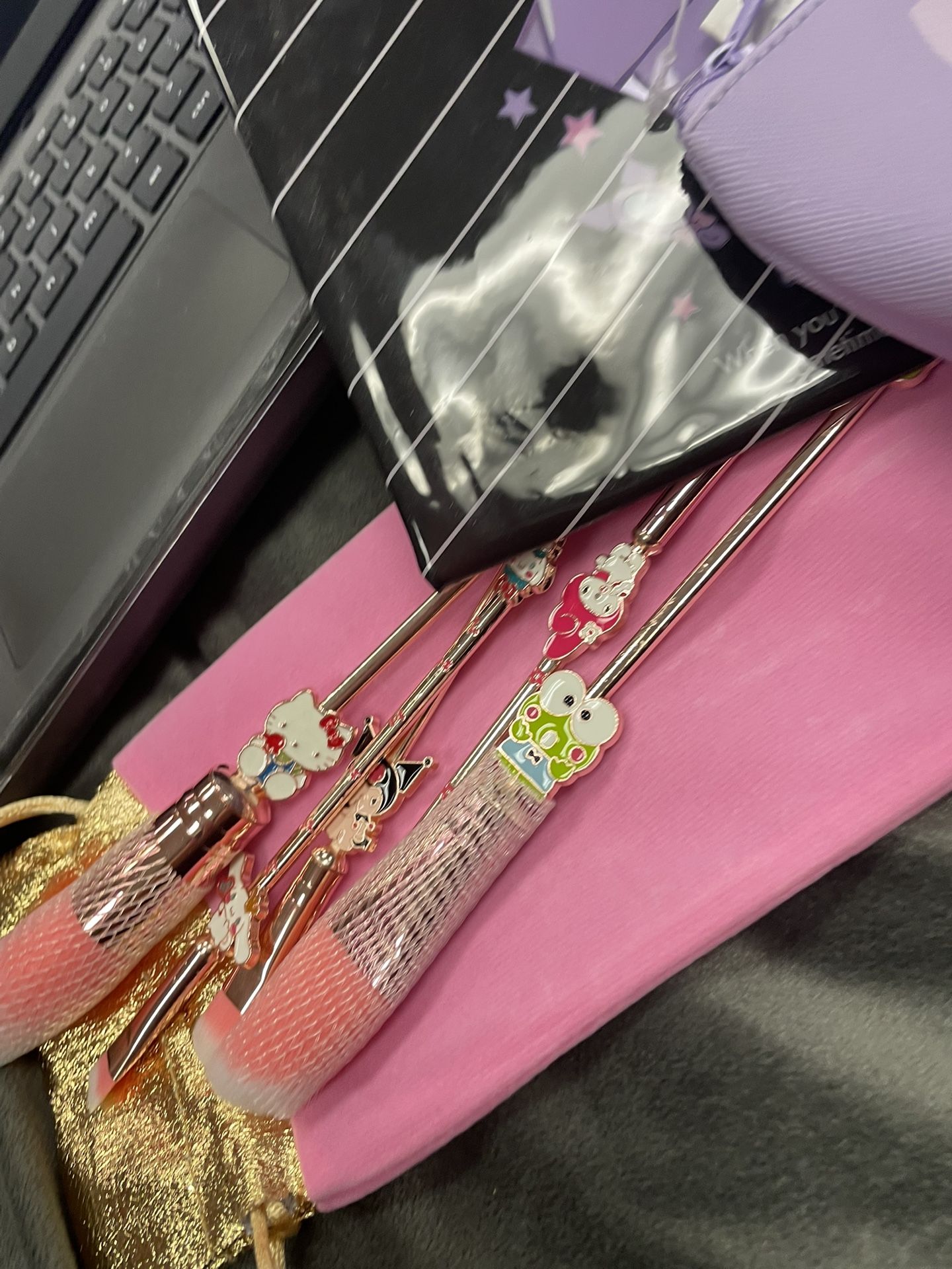 Frog Hello Kitty Brush