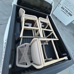 Essential for living loom woven counter stool