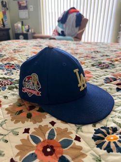 dodgers 2024 world series champions fitted hat size 7 3/8