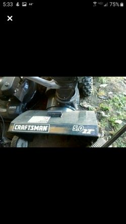 22" Craftman snowblower.