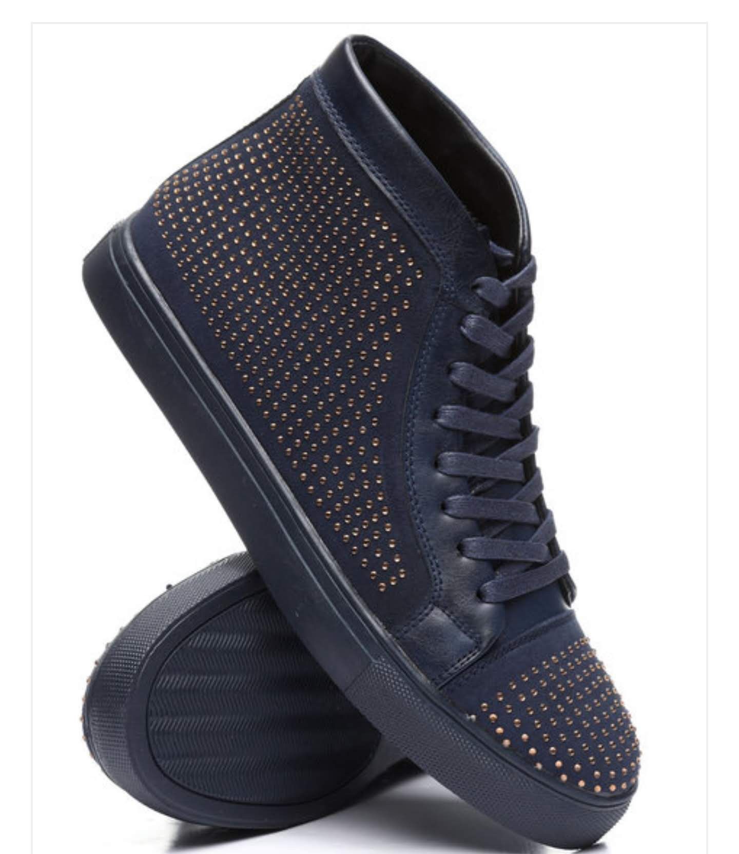 The High Top Studded Sneakers