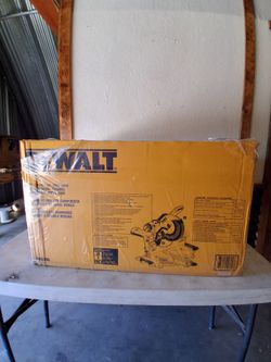 Dewalt 12" Double Bebel Sliding Miter Saw