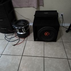Subwoofers And Amp