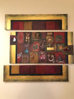 Original Handmade painting on wood