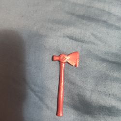 Vintage 3" Red Axe Hatchet