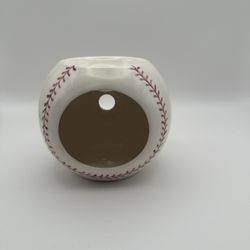 Ceramic Baseball Wax Melt Burner Tea Light Candle Holder Sports Decor