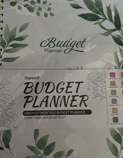 Ospelelf Undated Monthly Budget Planner
