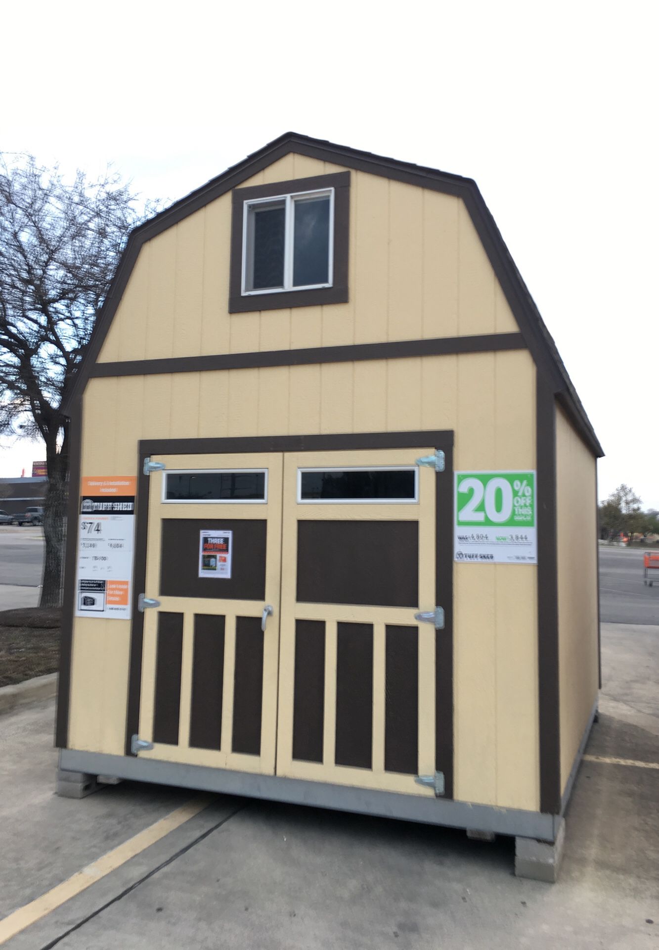 TUFF SHED TB700 10x12 Lot shed for sale as is Free delivery within 30 miles of store on hwy 281 N