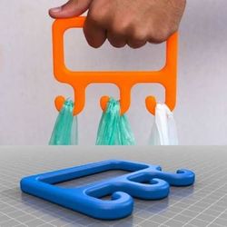 Plastic Grocery Bag Carrier Handle