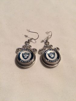 Oakland Raiders Fashion Earrings