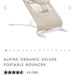 ALPINE ORGANIC DELUXE PORTABLE BOUNCER/ Baby Bouncer 