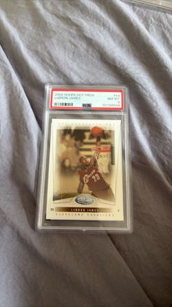 Lebron James hoops hot prospects psa 8