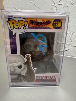 Spiderman Medieval Vulture autograph Funko Pop