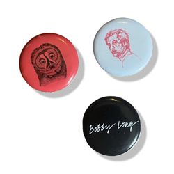 Bobby Long Music Metal Buttons 