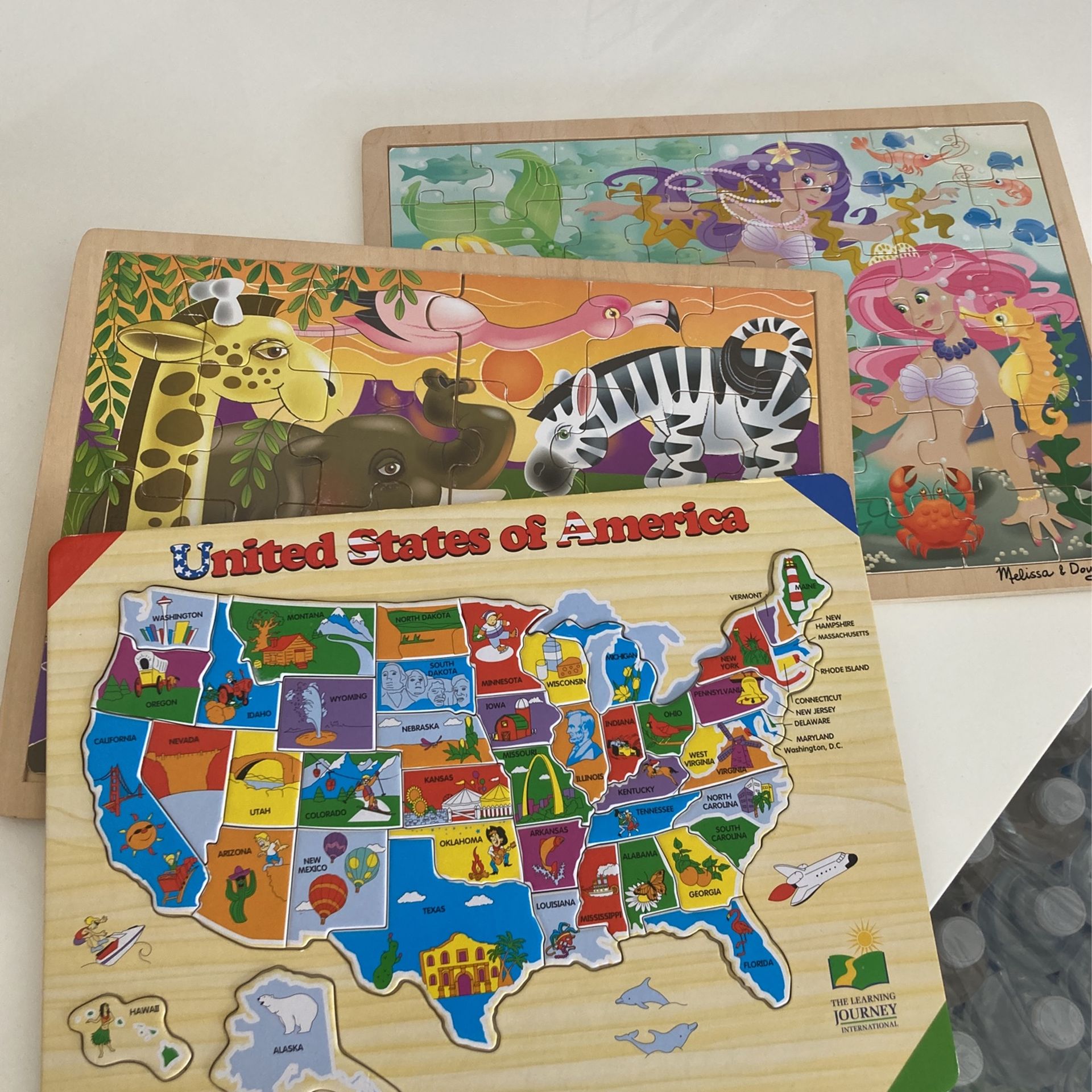 Melissa And Doug And Learning Journey Puzzles