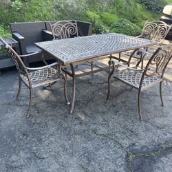 Outdoor Patio Set Metal 