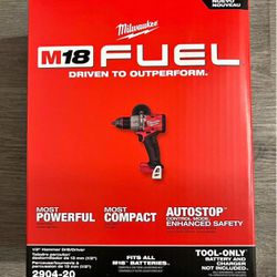 Milwaukee 2904-20 / M18 FUEL 1/2” hammer drill driver (tool only)
