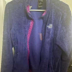 Purple And Pink North Face Jacket- $1