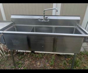 Commercial sink