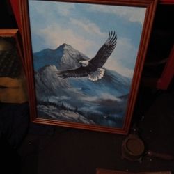 22 X18 M . Caroselli Eagle Soaring