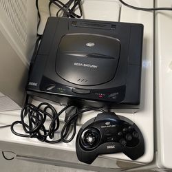 Sega Saturn video game Console System Complete Retro Gaming