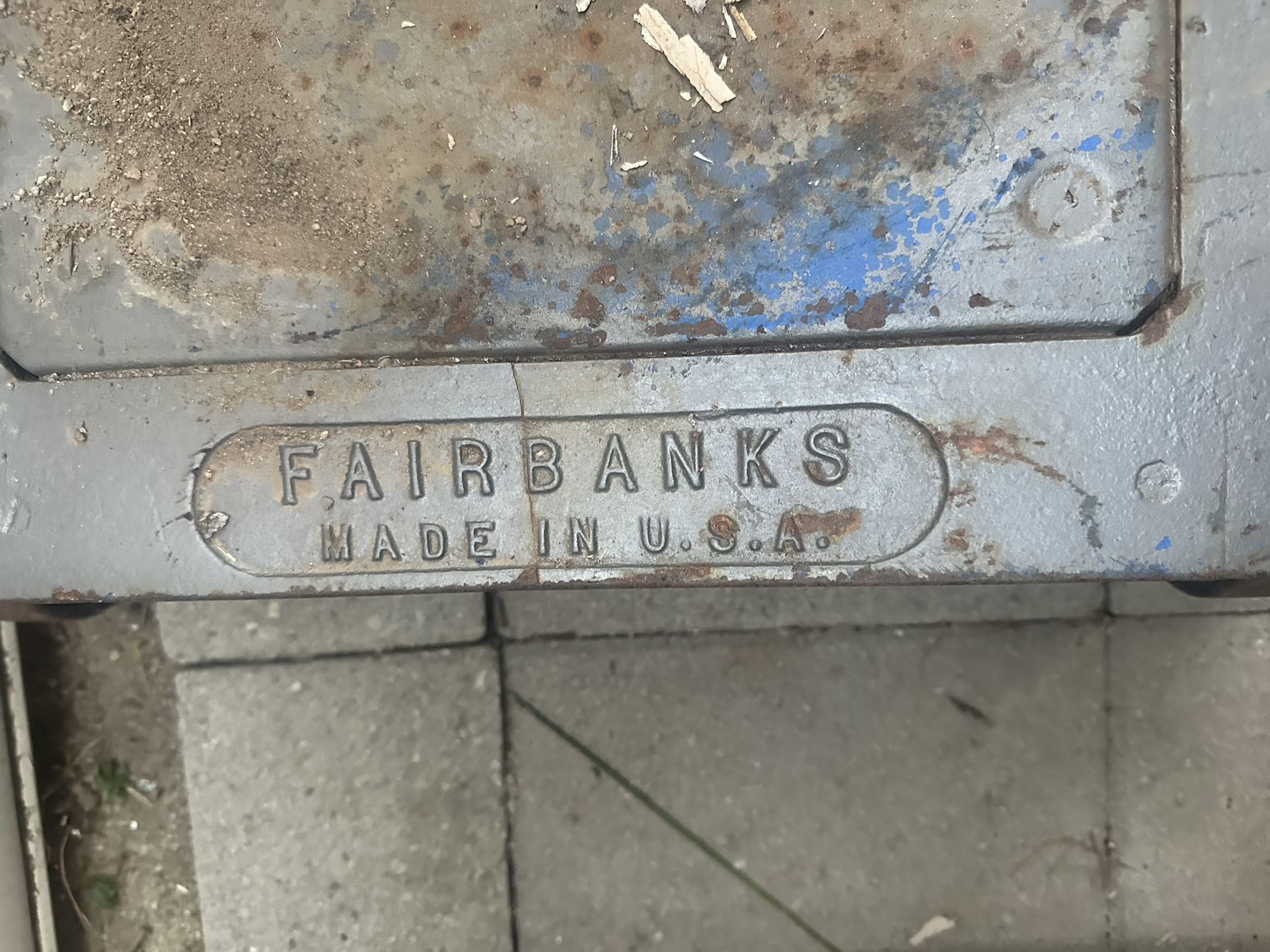 Vintage Fairbanks Platform Scale Balance