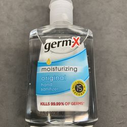 8 Oz Flip Top Bottles Of germ X Hand Sanitizer Pack Of 12