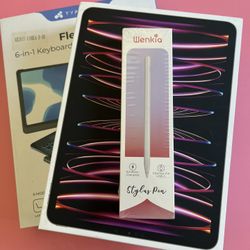 Apple iPad Pro 11” 4th generation (M2 Chip) 128GB WiFi + Cellular / unlocked with keyboard and pencil 