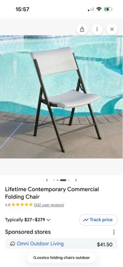 Costco Lifetime Contemporary Commercial Folding Chair