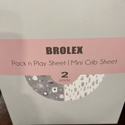 Brolex Pack N Play Mini Crib Sheet