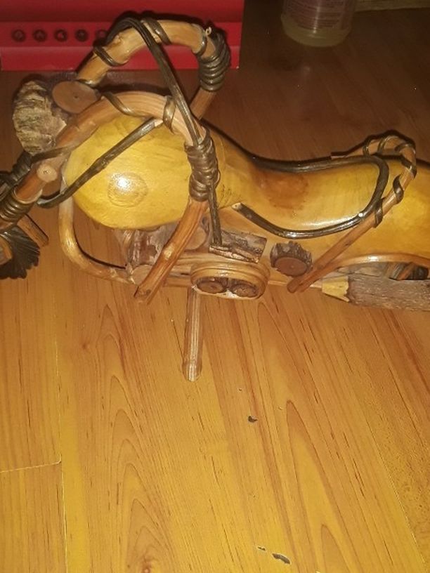 Motocicle Made Of Wood