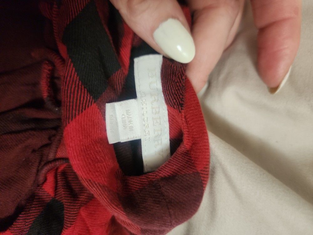 Real Burberry Baby Dress For 6m