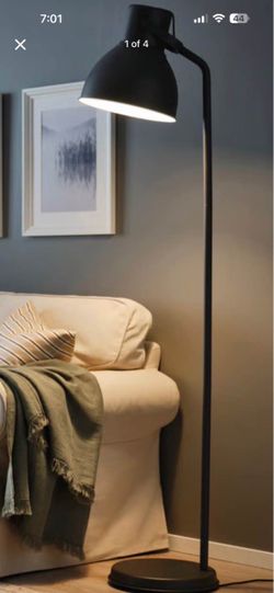 IKEA Hektar Black Floor Lamp