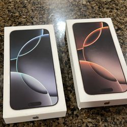 16 Pro Max Unlocked Brand New With Warrnaty 