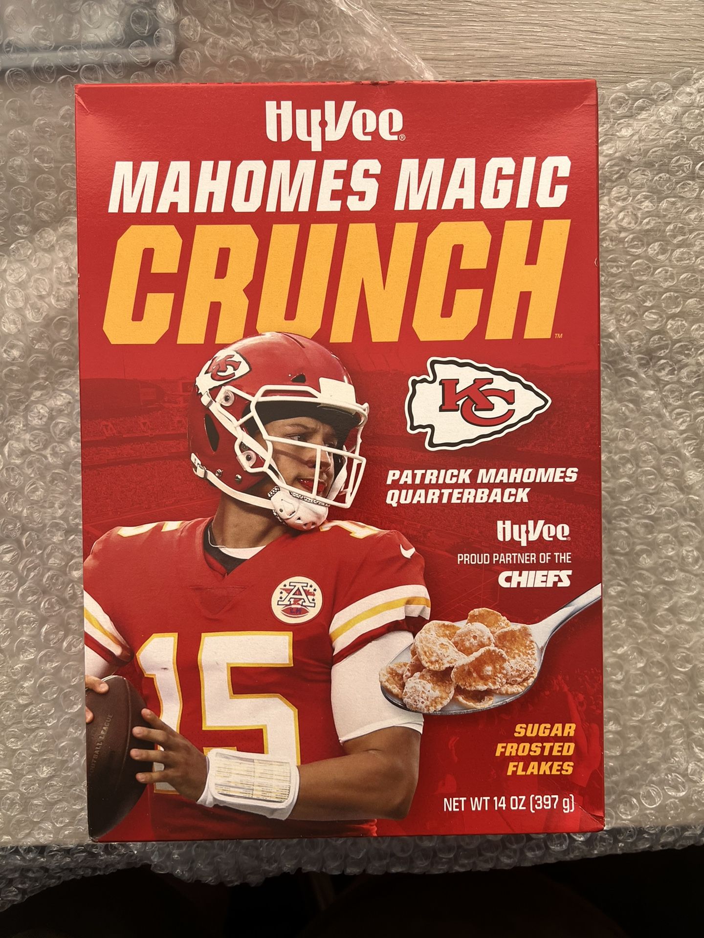 Patrick ‘Mahomes Limited Edition Magic Crunch’ Cereal Box Unopened. NEW! MINT!