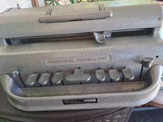 Braille typewriter
