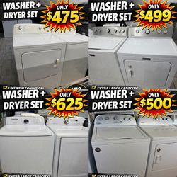 🧺🔥 Washer & Dryer Set desde $50 de pago inicial 💥