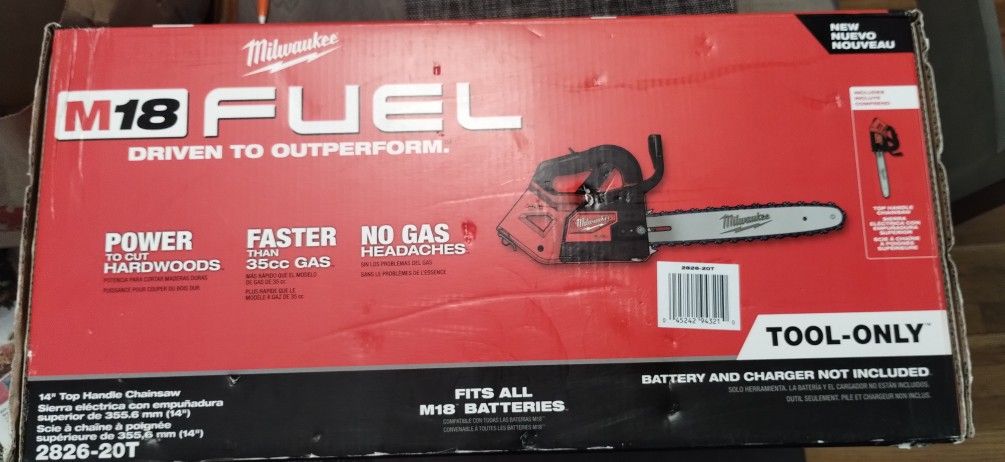MILWAUKEE M18 FUEL 14" TOP HANDLE CHAINSAW 
